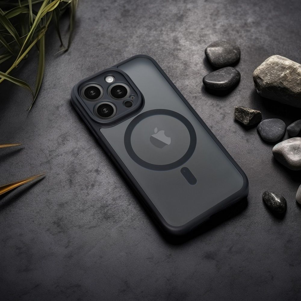 FULL MATTE MAG COVER case compatible with MagSafe for IPHONE 14 Pro black