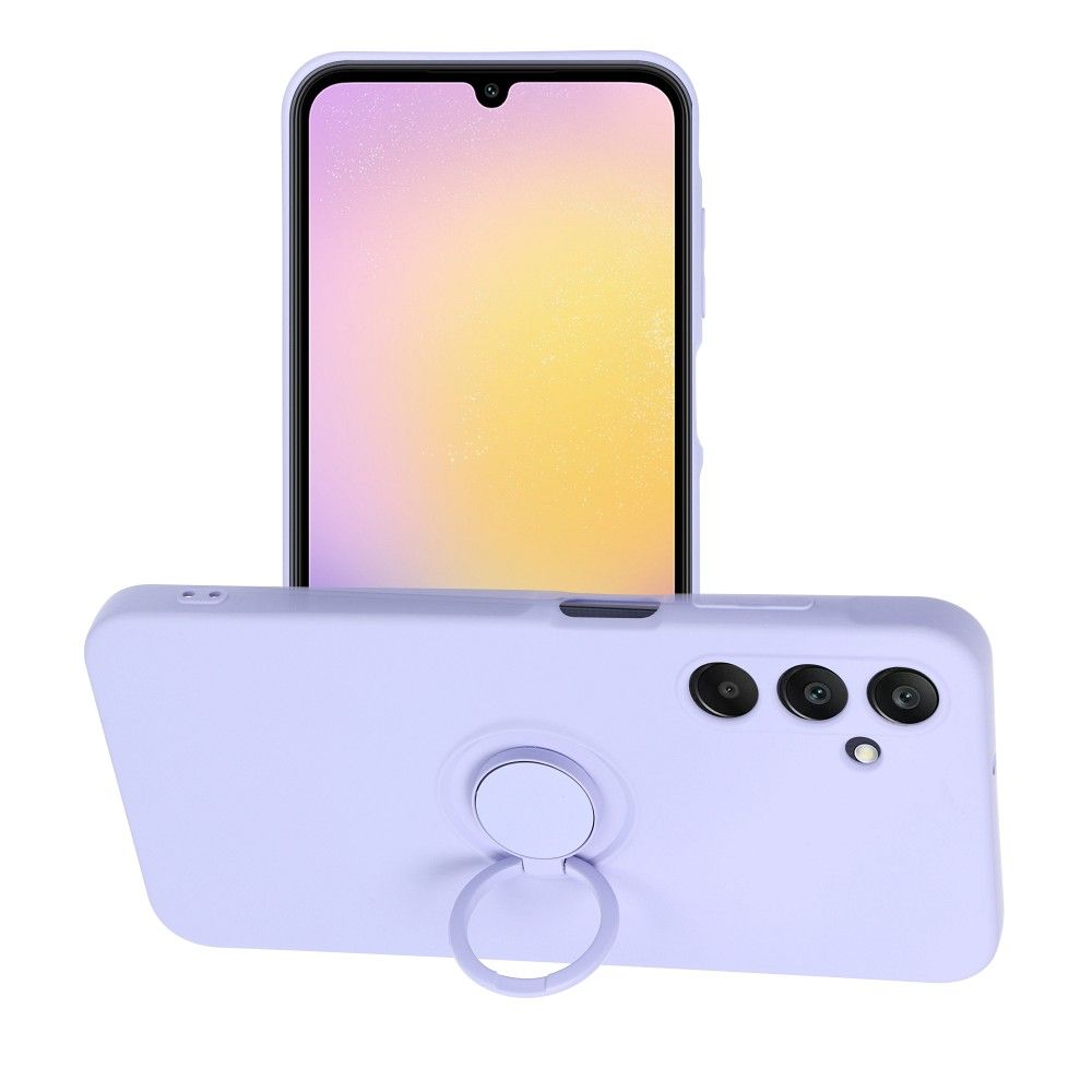 SILICONE RING case for SAMSUNG A25 5G violet