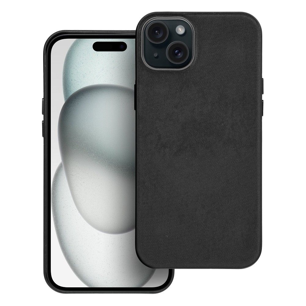 WOVEN MAG COVER case compatible with MagSafe for IPHONE 15 Plus black