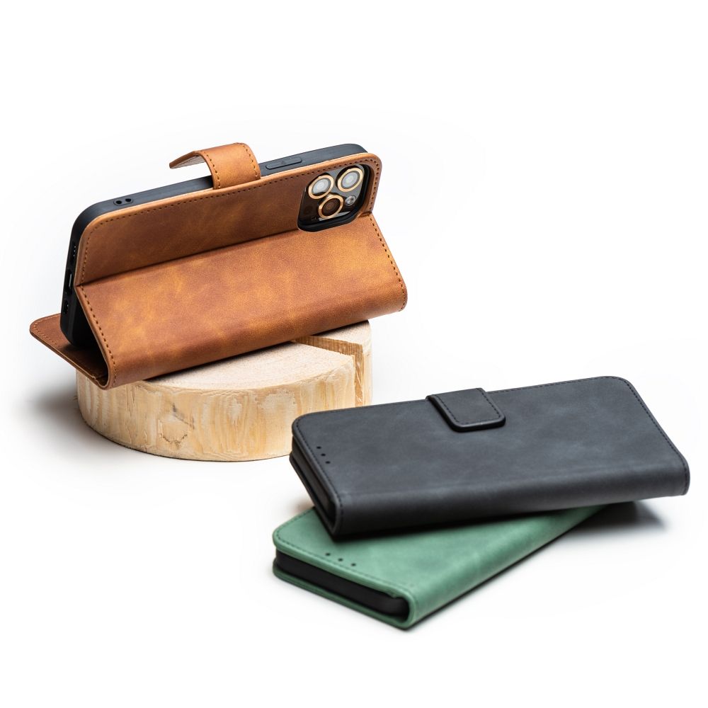 f135a72416580b1f64cc0cd800680d26 TENDER Book Case for XIAOMI Redmi Note 13 Pro Plus 5G brown