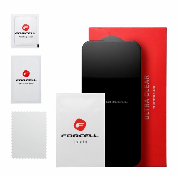 Forcell Ultra Clear Glass - for Samsung Galaxy A16 4G / A16 5G / M16 5G black