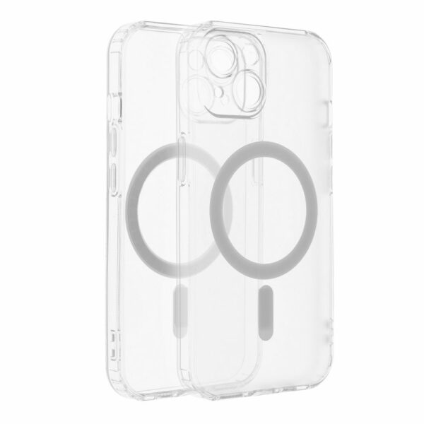 FROST MAG COVER case with camera protection compatible with MagSafe for IPHONE 16 Pro Max transparent