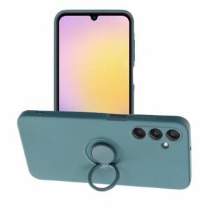 SILICONE RING case for SAMSUNG A25 5G green