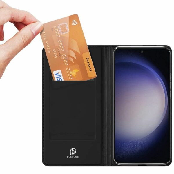 DUX DUCIS wallet case SKIN PRO for SAMSUNG S24 black