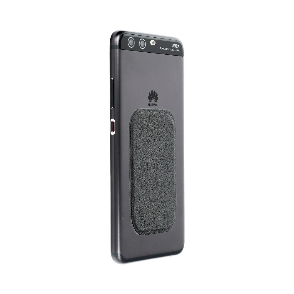 Badget for magnet car holder leather black