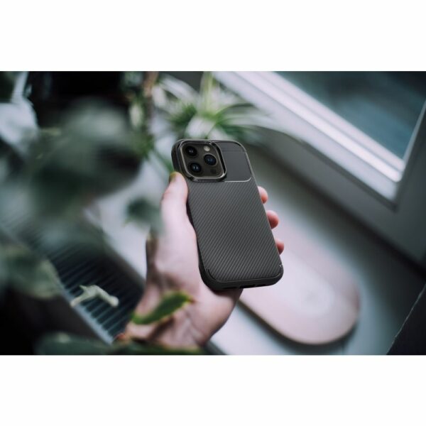 Case CARBON PREMIUM for IPHONE 15 Pro Max black