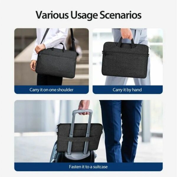 DUX DUCIS case LBJB for laptop 15.5-16" Shoulder Bag black