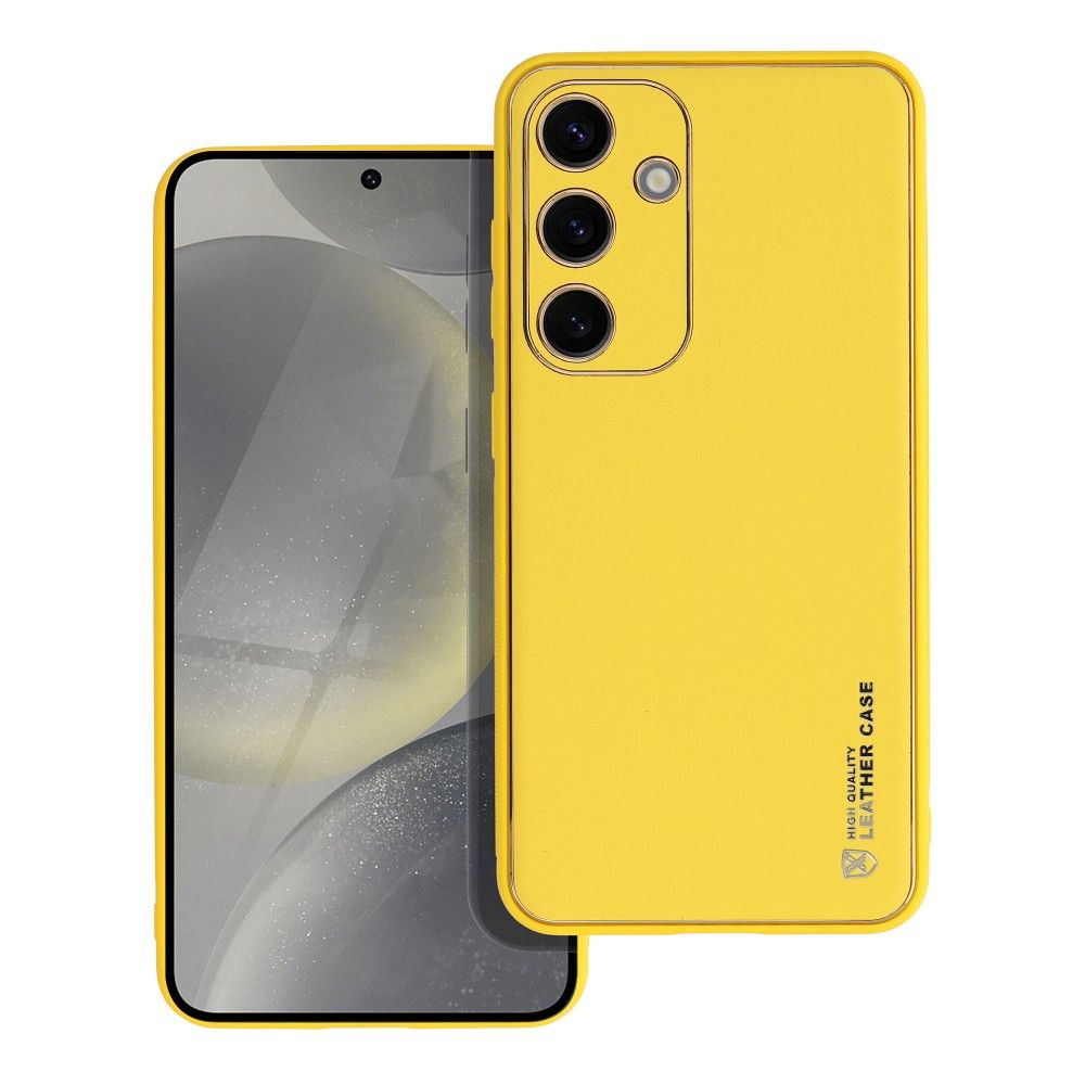 f422c3cec8f07184c74f17f61a2ac41c LEATHER case for SAMSUNG S24 yellow