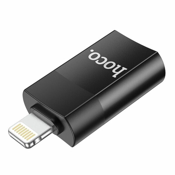 HOCO adaptor OTG from USB A (female) to Lightning 8-pin UA17 black