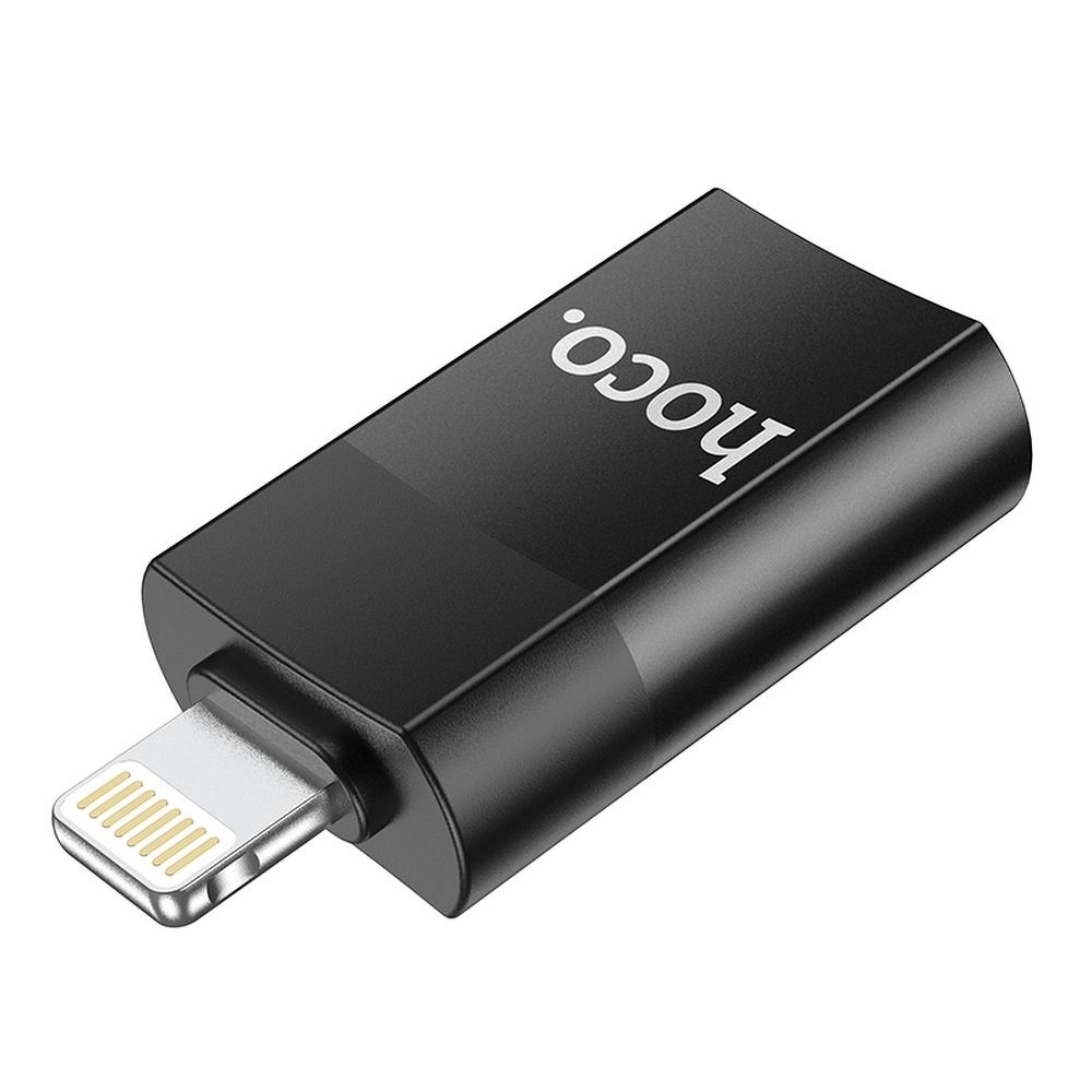 HOCO adaptor OTG from USB A (female) to Lightning 8-pin UA17 black