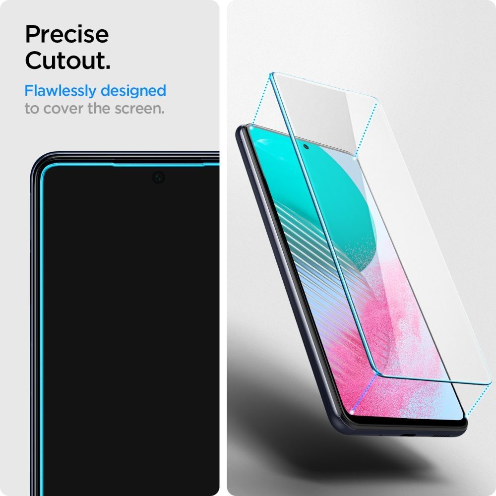 SPIGEN tempered glass GLAS.TR ”EZ FIT” 2-pack for SAMSUNG M54 5G transparent