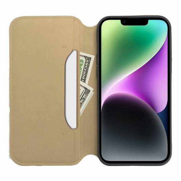 DUAL POCKET Book case for MOTOROLA G35 5G gold