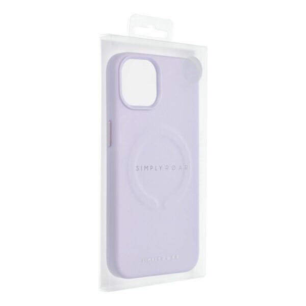 ROAR case LEATHER MAG compatible with MagSafe for IPHONE 12 Pro purple