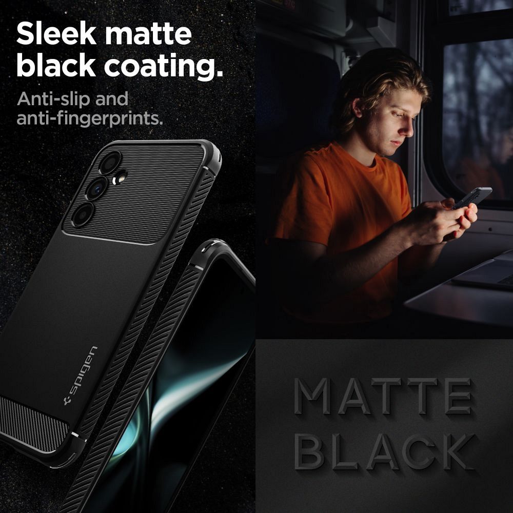 SPIGEN case RUGGED ARMOR case for SAMSUNG A54 5G matte black