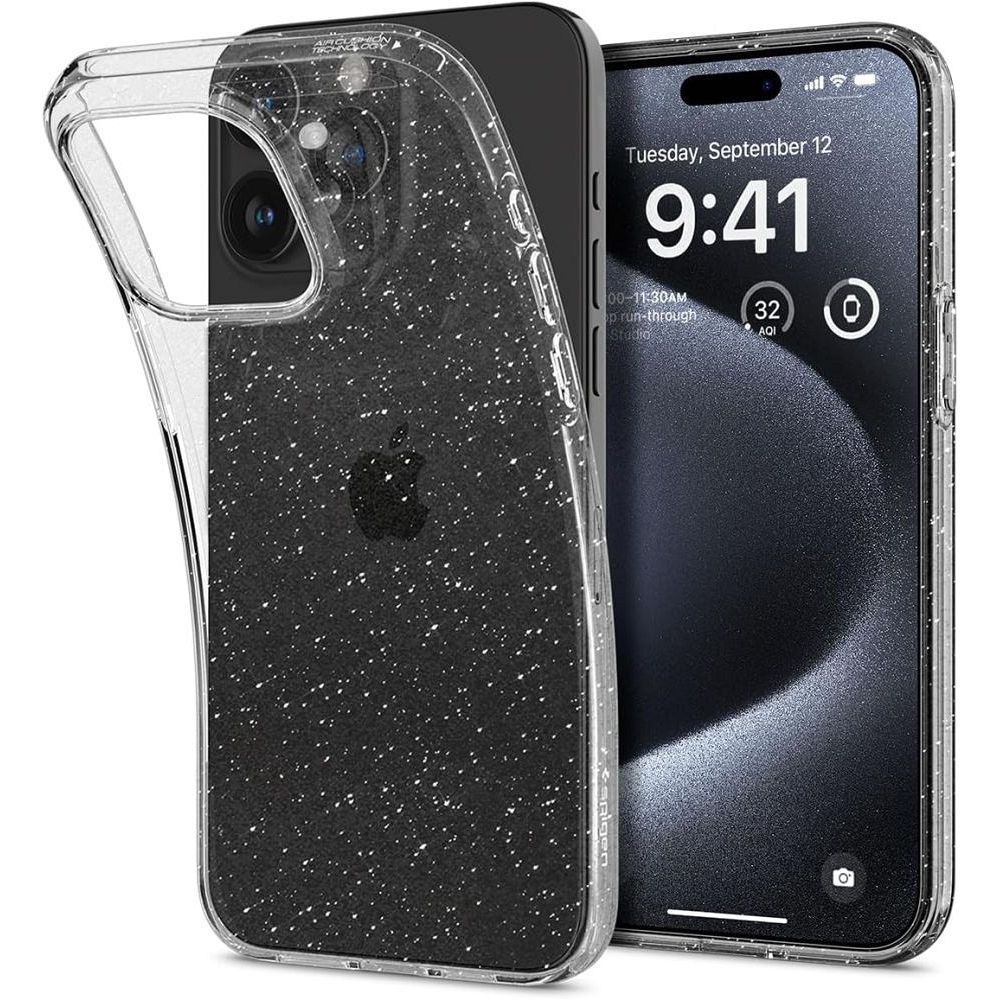 SPIGEN case LIQUID CRYSTAL for IPHONE 15 Pro glitter crystal