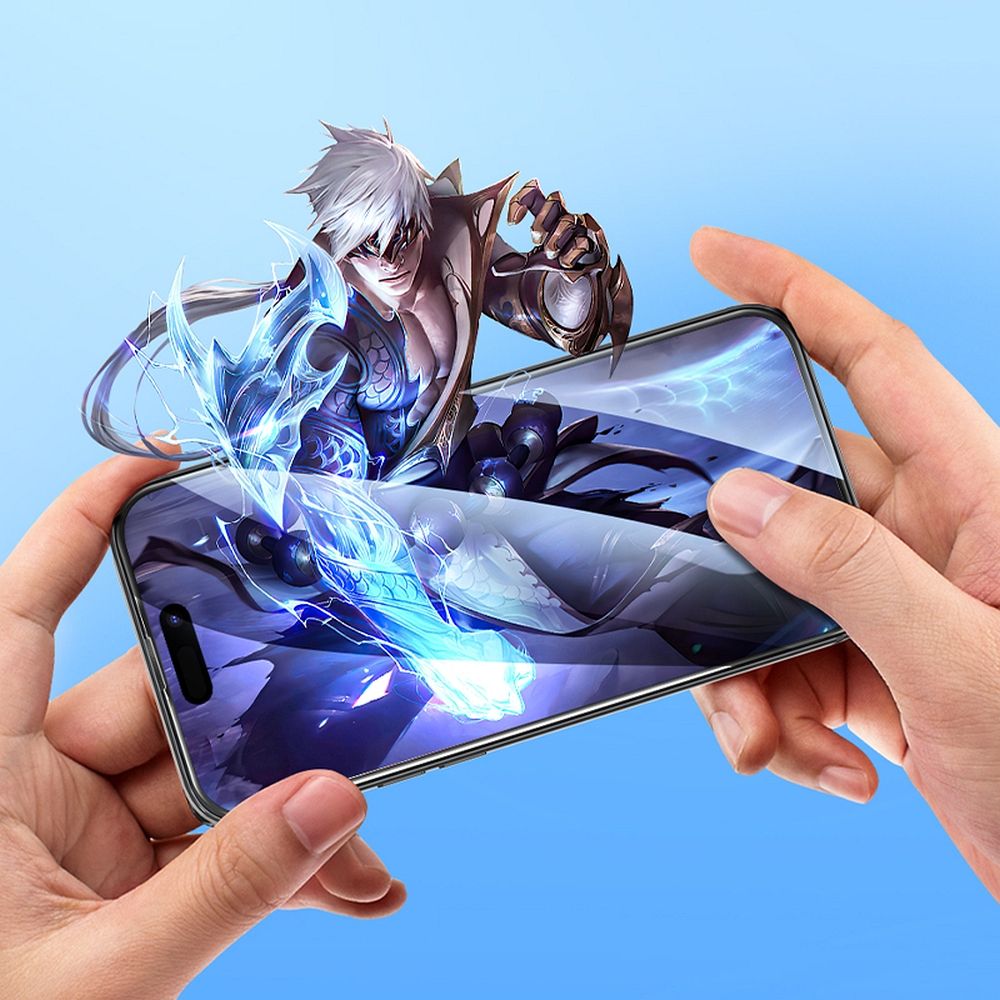 HOCO tempered glass HD 5D Guardian shield (SET 10in1) - for iPhone 14 Pro black (G14)