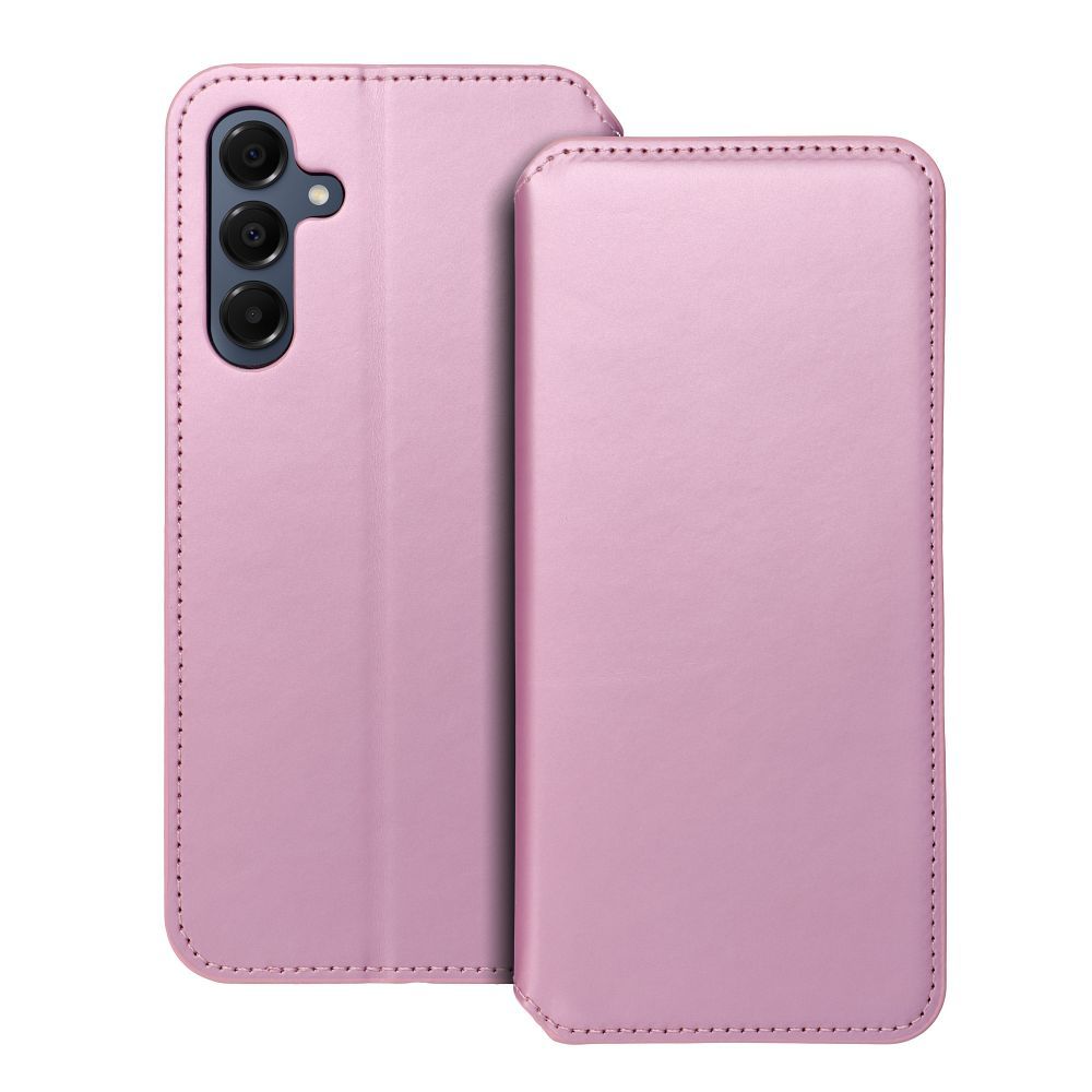 DUAL POCKET Book case for SAMSUNG A16 light pink