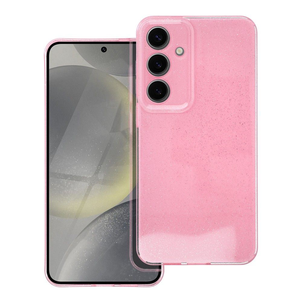 CLEAR CASE 2 mm BLINK for SAMSUNG S24 Plus pink