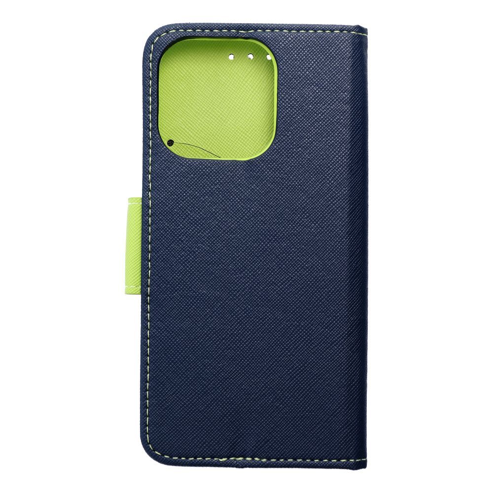 FANCY Book case for IPHONE 16 Pro navy / lime