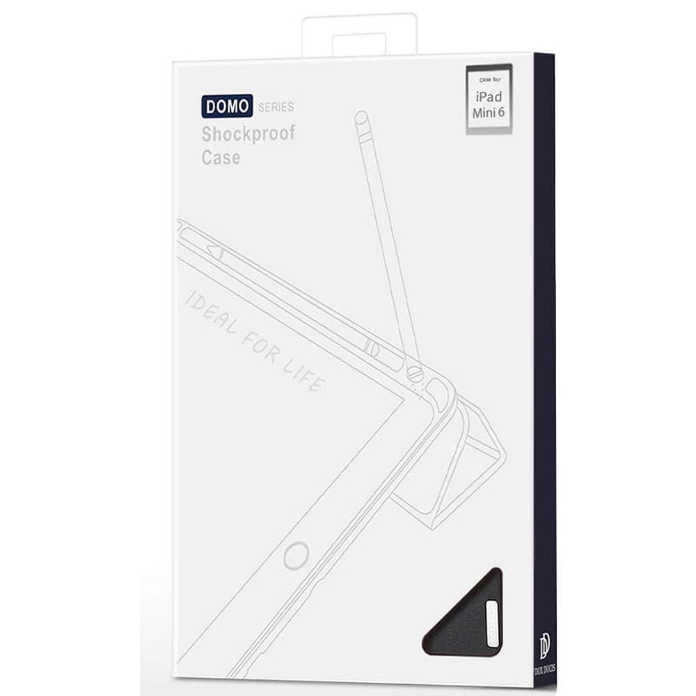 DUX DUCIS case DOMO foldable with pencil storage for iPad mini 7/6 black