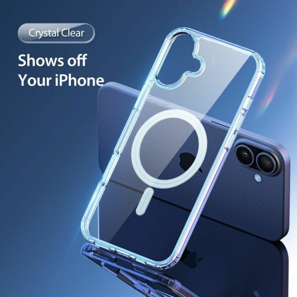 DUX DUCIS case CLIN MAG compatible with MagSafe for IPHONE 16 transparent