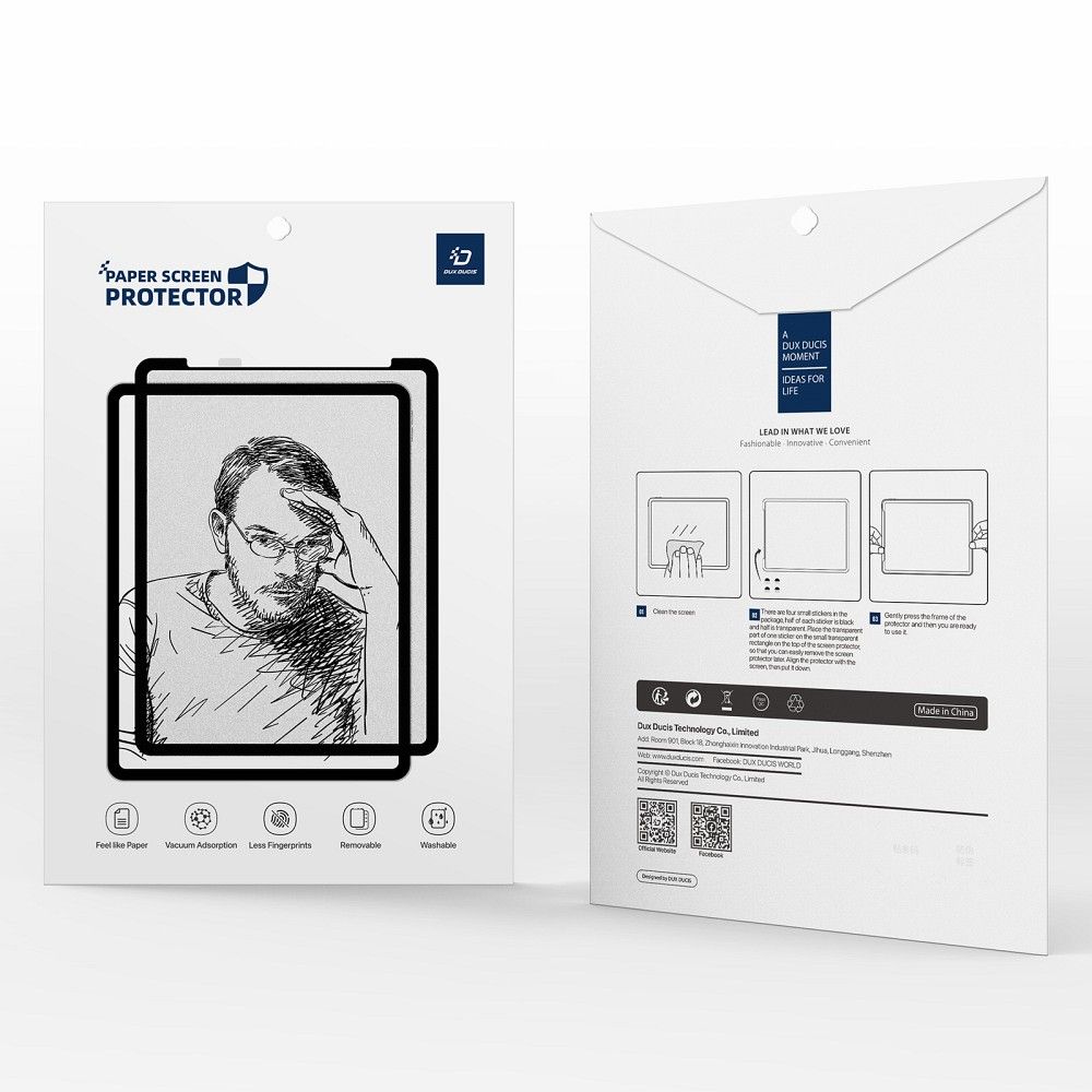 DUX DUCIS protector NAAD for LCD Paper Like Film for iPad 7/8/9 10.2"