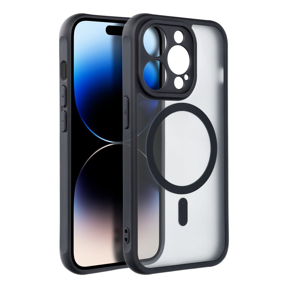 FULL MATTE MAG COVER case compatible with MagSafe for XIAOMI REDMI NOTE 14 4G black