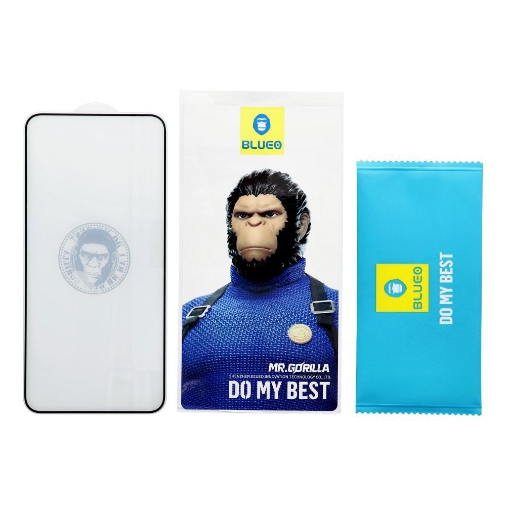 f885bf391f05fb3f090b2f19238679ed 5D Mr. Monkey Glass - for Samsung Galaxy S24 Plus black (Strong Lite)