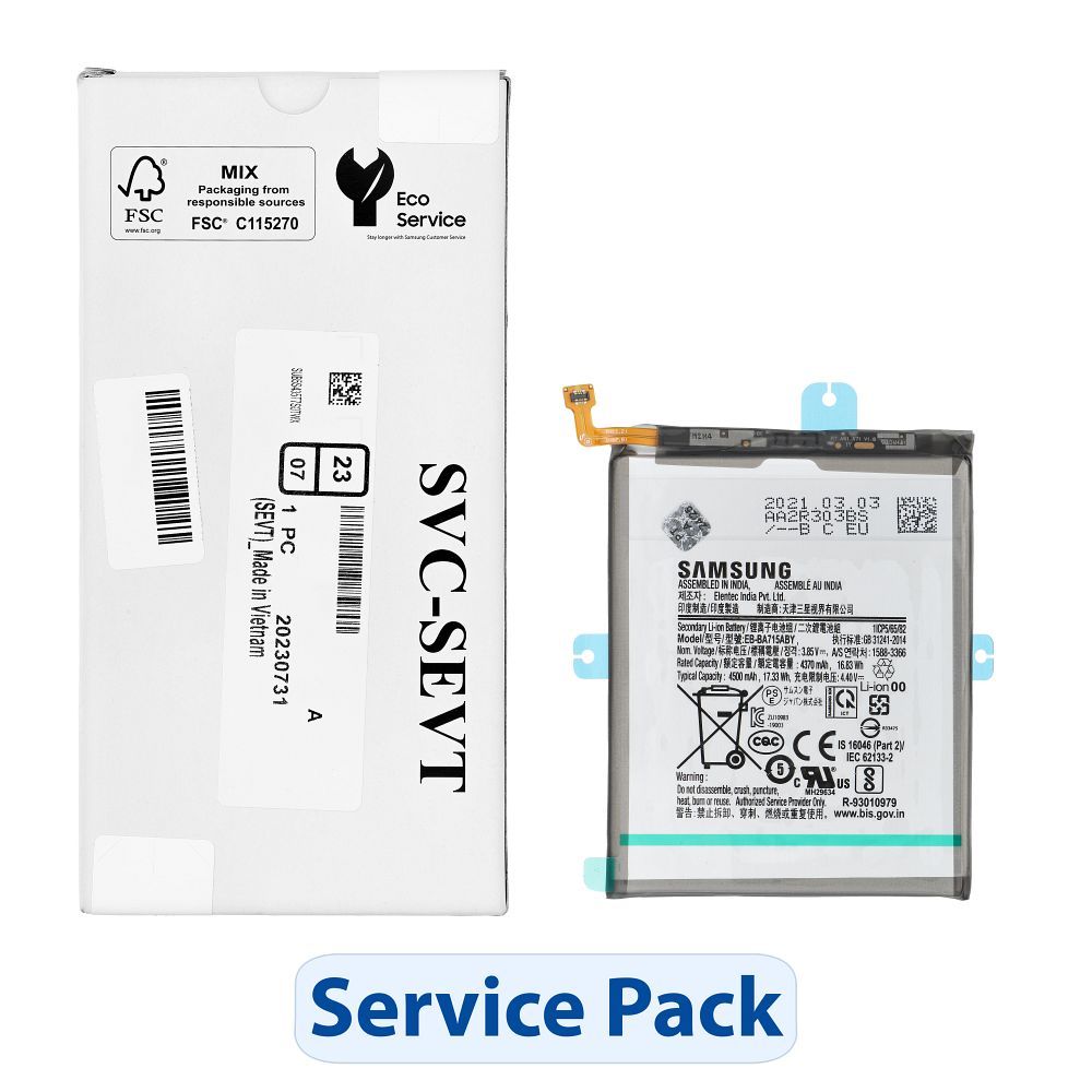 ServicePack Battery EB-BA715ABY for SAMSUNG A71 A715 GH82-22153A