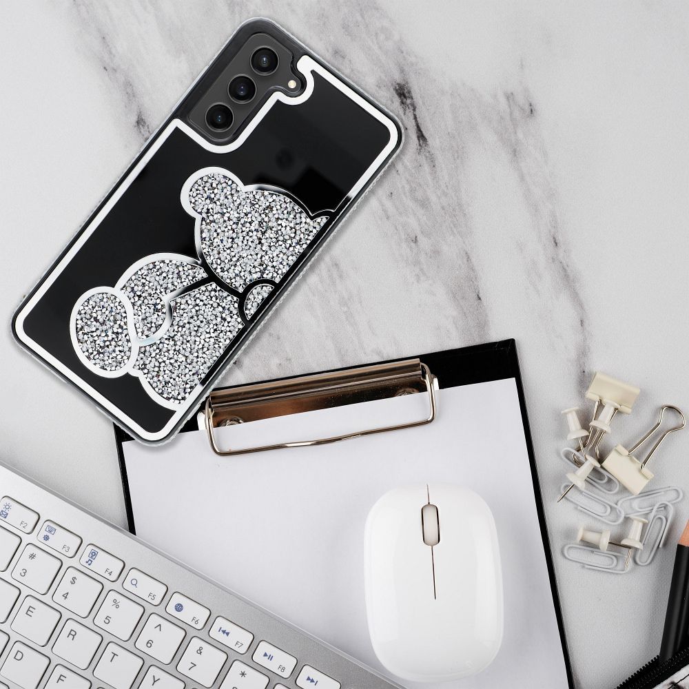 TEDDY BEAR Case for SAMSUNG A51 silver