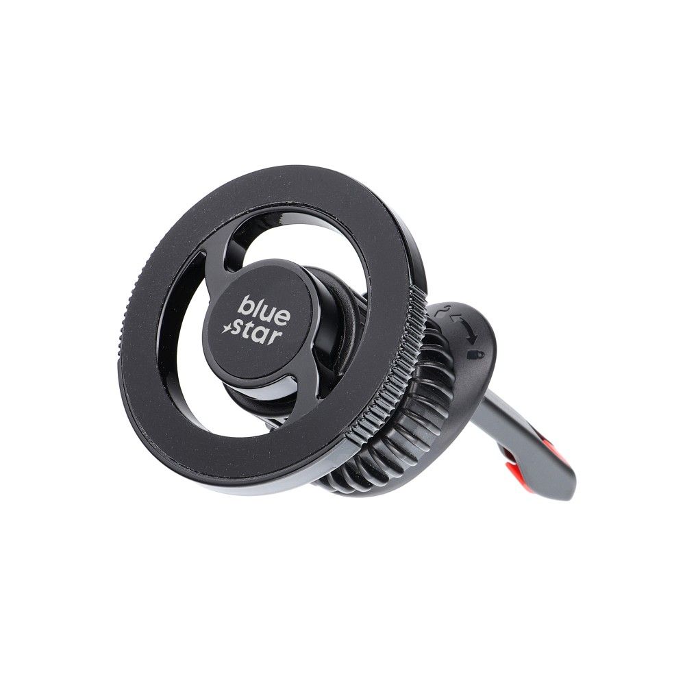 BLUE STAR magnetic car holder for air vent compatible with MagSafe SMART LOCK X1 black