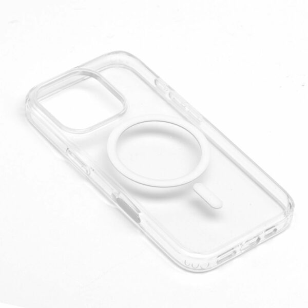 Clear Elite Mag Cover antiyellowing compatible with Camera Control button and MagSafe for IPHONE 16 transaprent