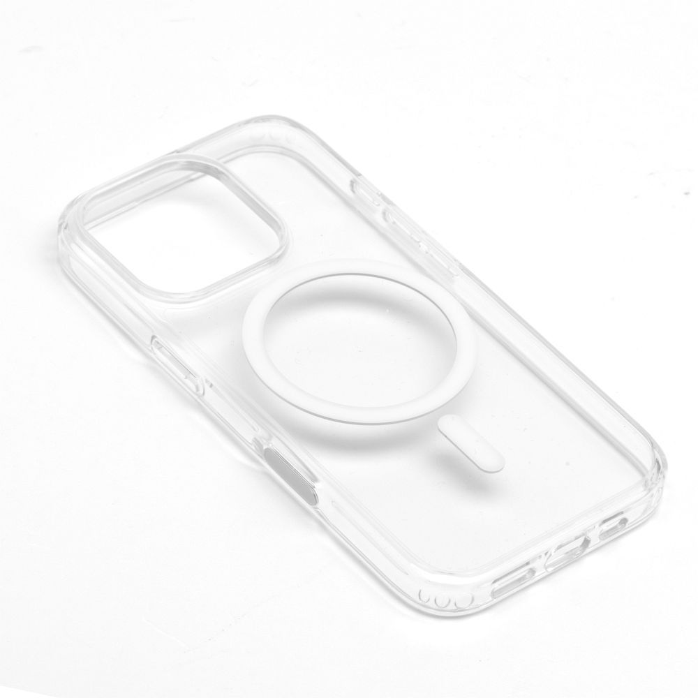 Clear Elite Mag Cover antiyellowing compatible with Camera Control button and MagSafe for IPHONE 16 transaprent