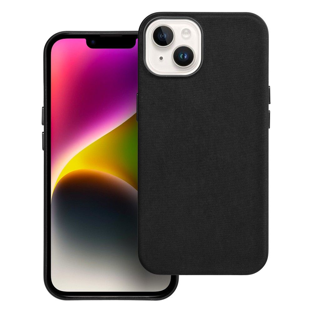 WOVEN MAG COVER case compatible with MagSafe for IPHONE 14 black
