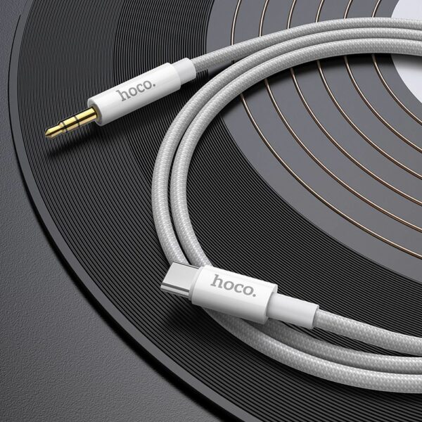 HOCO cable AUX Jack 3,5 mm to Type C UPA19 1 m silver