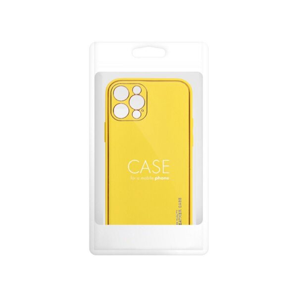 LEATHER case for SAMSUNG A52 5G / A52 LTE ( 4G ) / A52S yellow
