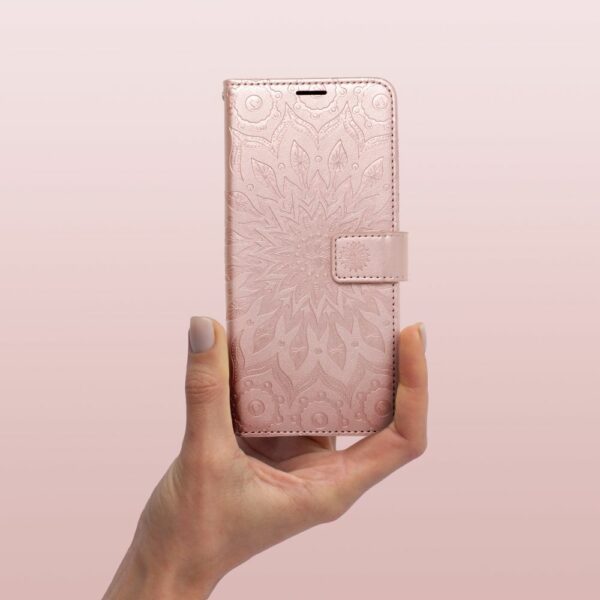 MEZZO Book case for XIAOMI Redmi Note 12 5G mandala rose gold