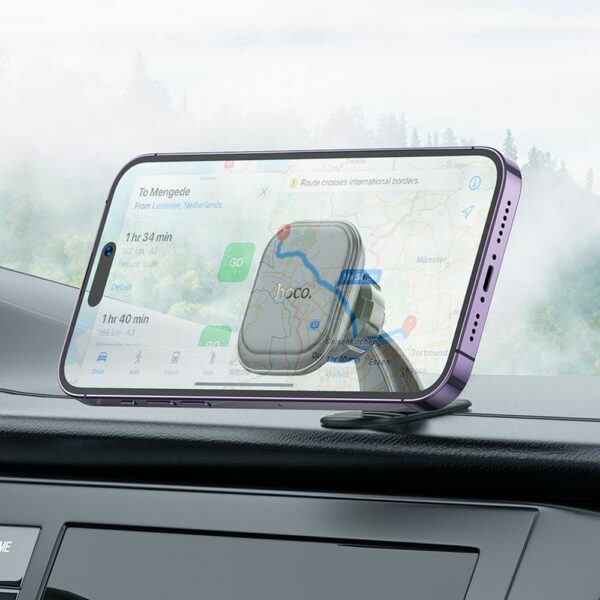 HOCO car holder for phone to center console magnetic H30 black