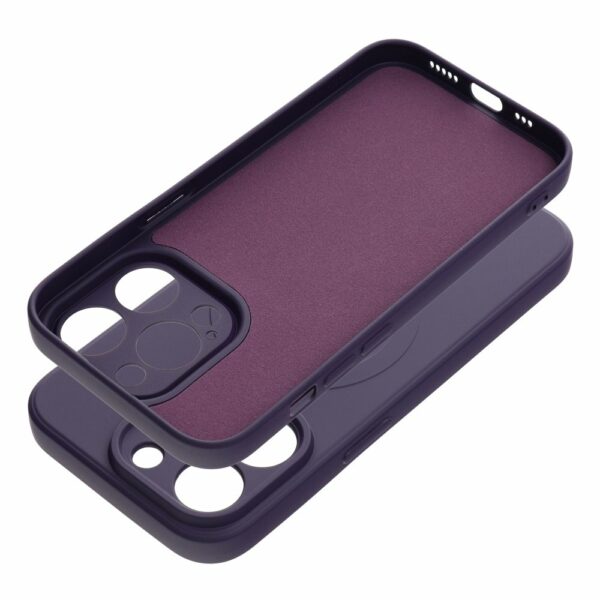 SILICONE MAG COVER case compatible with MagSafe for IPHONE 14 Pro dark purple