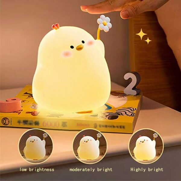 Table lamp bedside Chicken Art Deco touch style