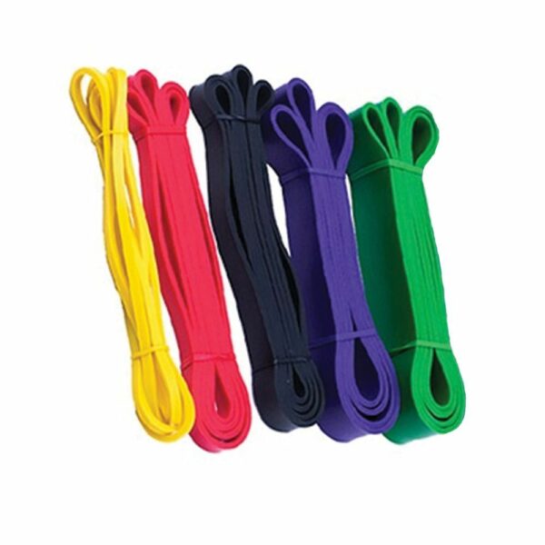 Set of resistance bands for excercises rehabilitation with different loads RC-K-291 5 pcs multicolor