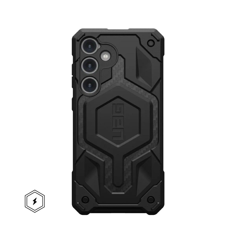 UAG Urban Armor Gear case MONARCH PRO with built-in magnet for SAMSUNG S24 Plus 5G carbon fiber