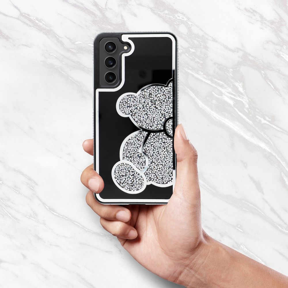 TEDDY BEAR Case for SAMSUNG A55 5G silver