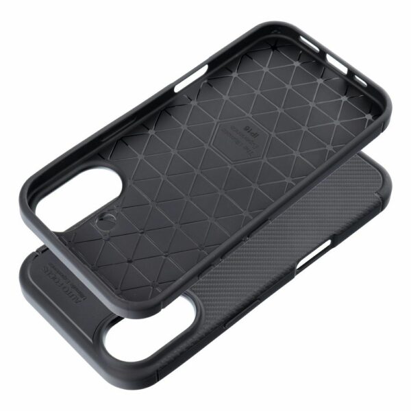 Case CARBON PREMIUM for IPHONE 16 black