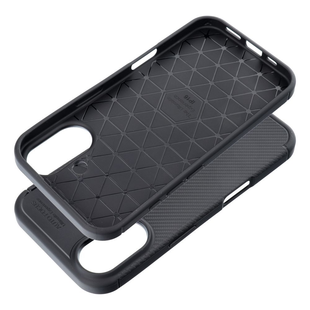 Case CARBON PREMIUM for IPHONE 16 black