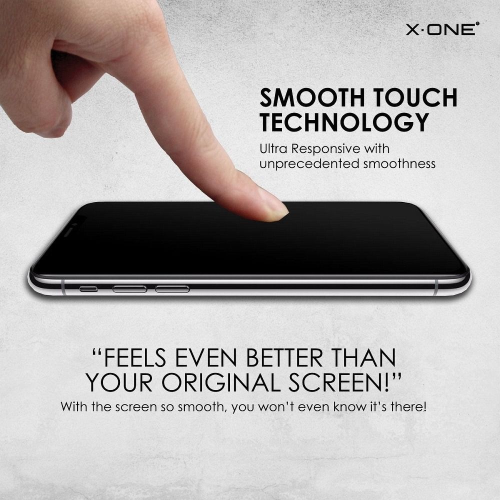 fb37458de25d2c5b8b2f2de305568f12 X-ONE Full Cover Extra Strong Matte - for iPhone 12/12 Pro tempered glass 9H