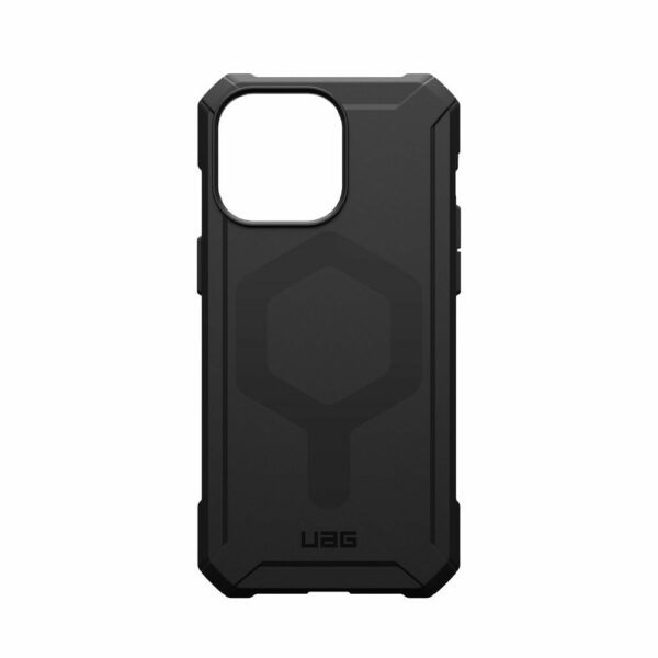 UAG Urban Armor Gear case ESSENTIAL compatible with MagSafe for IPHONE 15 Pro Max black