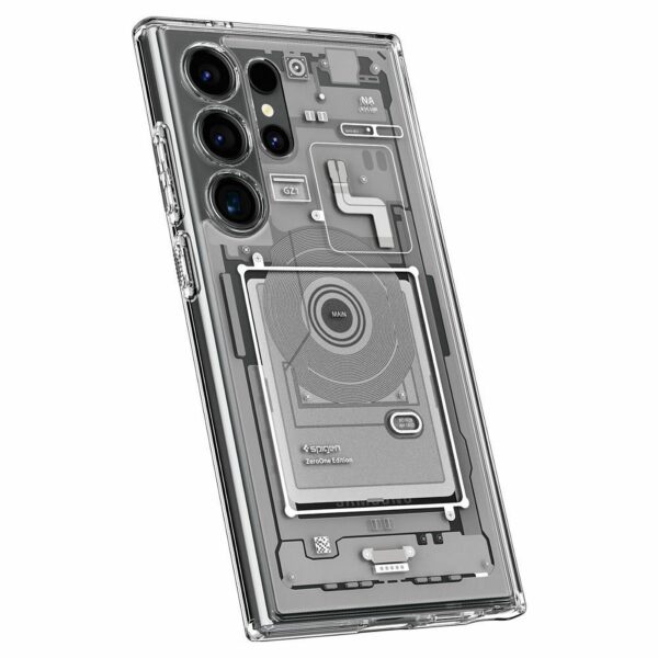 SPIGEN case ULTRA HYBRID for SAMSUNG S24 Ultra zero one white