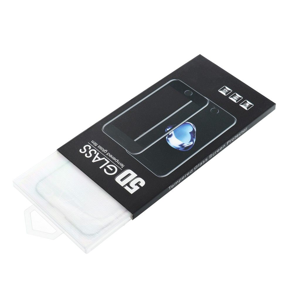 5D Full Glue Tempered Glass - for iPhone 6G/6S black