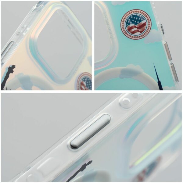 ZUCK BEAR case DARNELL FROSTED LASER compatible with MagSafe for IPHONE 16 Pro Max new york